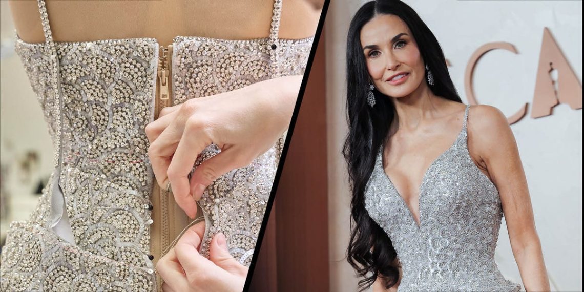 Inside The Atelier: Demi Moore’s Oscars gown
