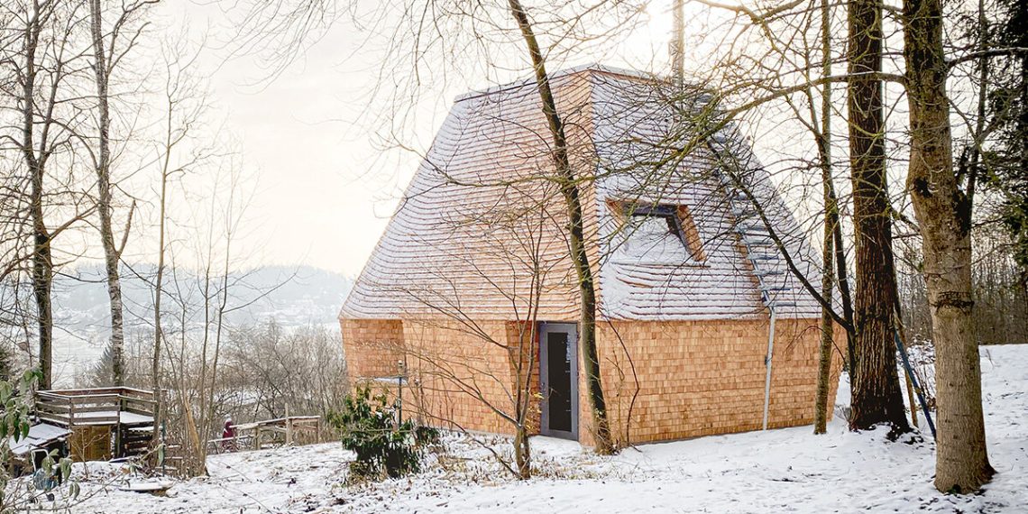 Detachable wooden residence introduces modular prototype for round residing in Germany