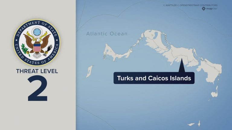 US updates journey warning for Turks and Caicos