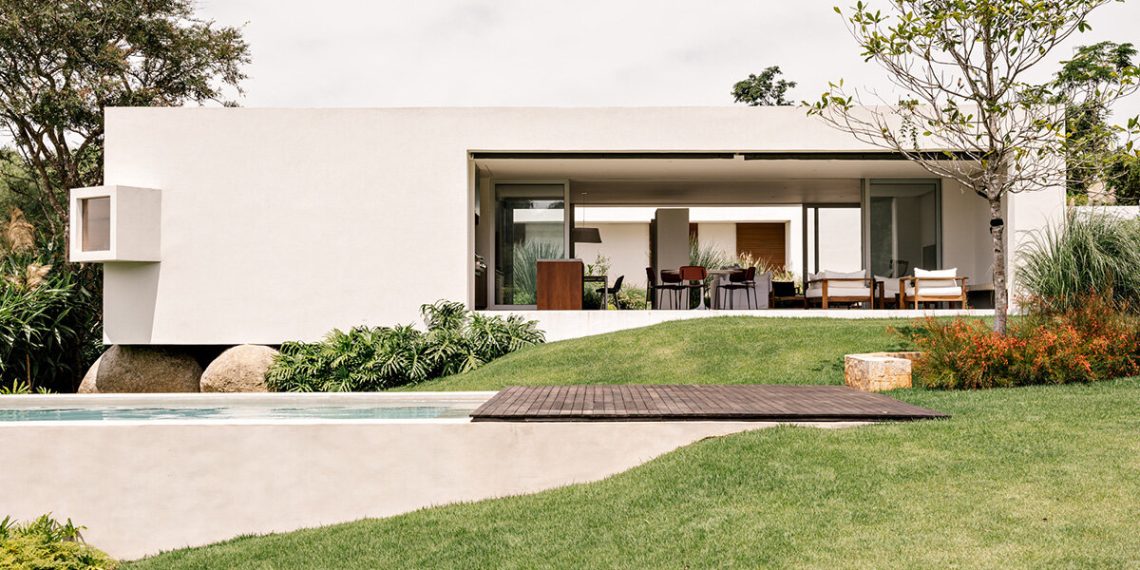 From the Felipe Hess courtyard sheeps within the central backyard of Brazil