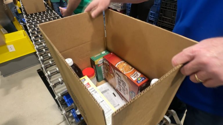 Volunteers work to assist after meals financial institution loses funding 