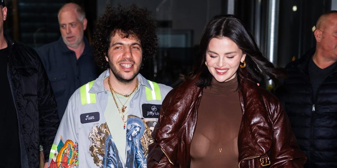 Selena Gomez and Benny Blanco do date-night denim two methods