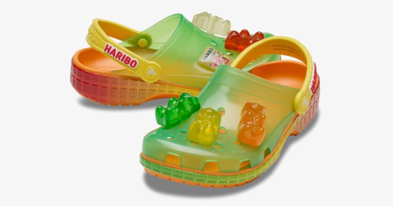 Crocs provides Haribo Gumoshei bears to traditional clogs
