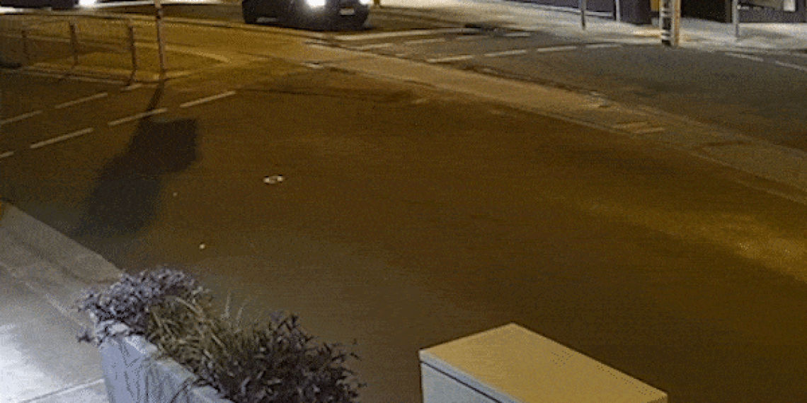 CCTV captures high-speed smash that left driver combating for all times