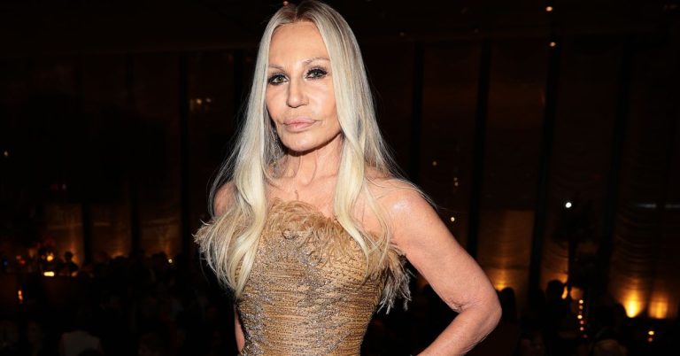Donatella Versace stepping down from position at household’s trend model; Daniel Craig being eyed for Chronicles of Narnia movie; Oasis film to accompany reunion tour; New trailer for Brad Pitt’s F1 movie.