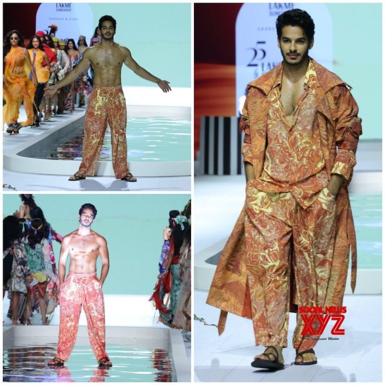 Ishaan Khattar Turns Showstopper at Lakme Trend Week X FDCI for Saaksha And Kinni’s Sunstopper Social gathering Assortment