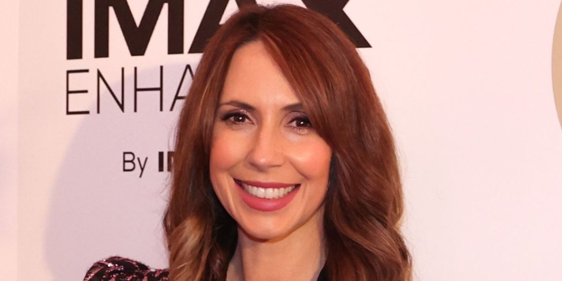 Alex Jones blends practicality with elegant type in Zara coat and light-weight wash denims as she shares sensible suggestions for vintage honest buying