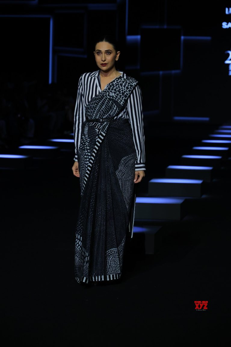 Karisma Kapoor Turns Showstopper For Lakme Salon X Satya Paul By Abraham And Takore Presents Alchemy At Lakme Trend Week X FDCI Gallery
