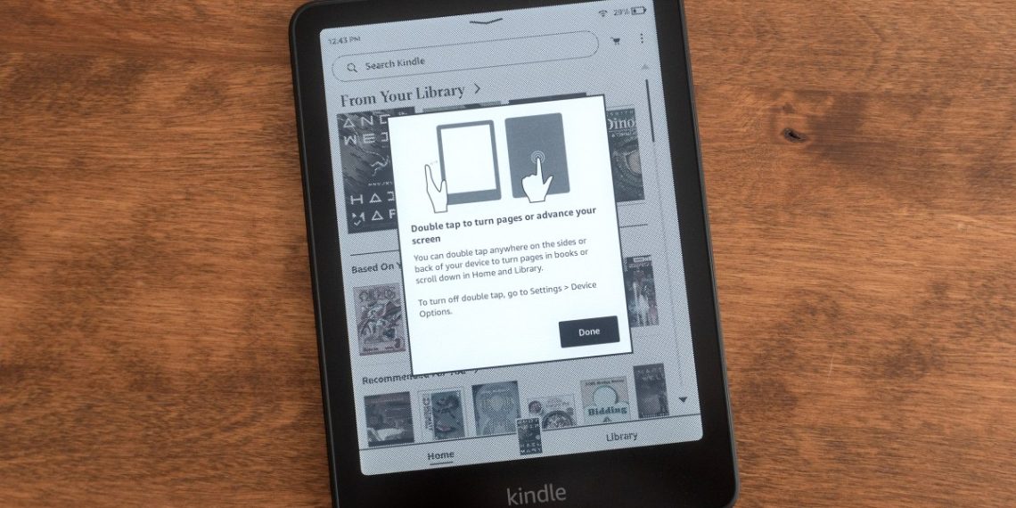 Some Kindles now can help you double anyplace to show the web page