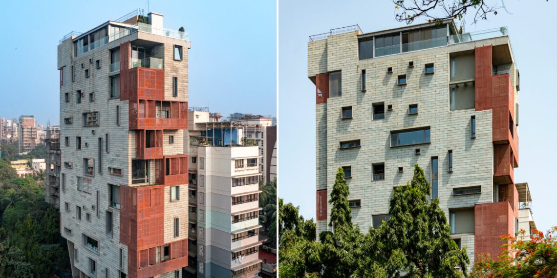 Verandahs Wrap Malik Structure Tower in Mumbai