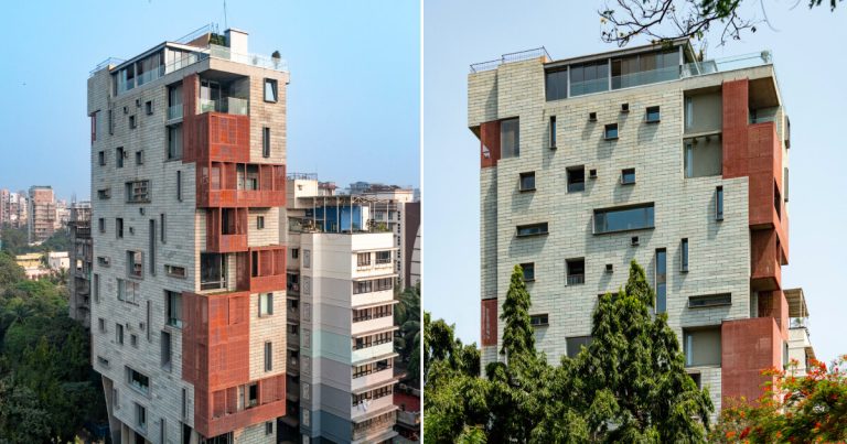 Verandahs Wrap Malik Structure Tower in Mumbai