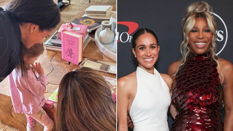 Meghan Markle shares video of Princess Lilibet taking part in with Serena Williams