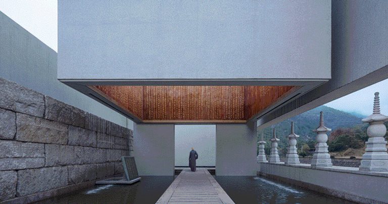 Meng Architects carve the Buddhist Temple of Stone, Sitted on the Chinese language Mountains