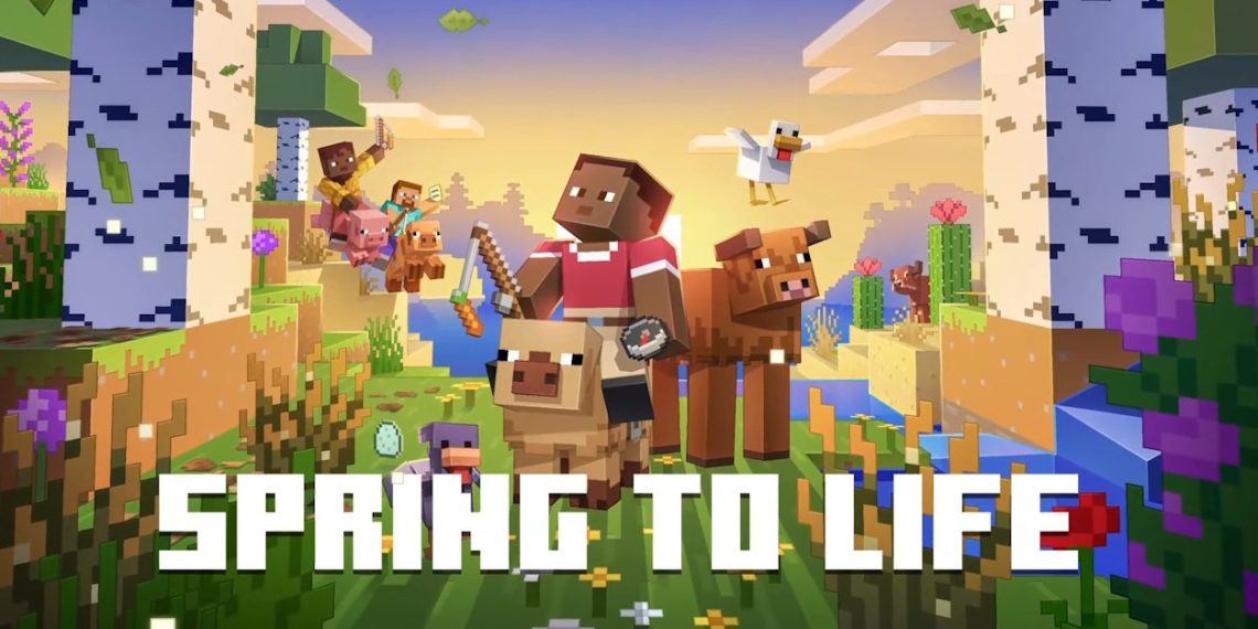 Minecraft’s Subsequent Drop Spring to Life is Releasing on March 25