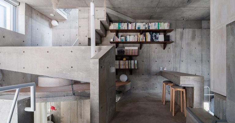 Suzuko Yamada builds a brutalist home for folks and cats in Tokyo