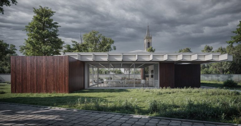 Nu.Ma Plan Bar with low affect within the Historic Backyard of Aveiro, Portugal