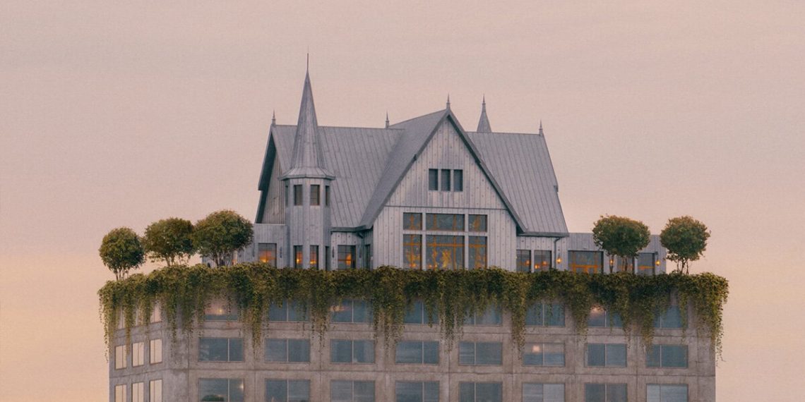 Philippe Starck rises on Maison Heler in France with the 19th century home