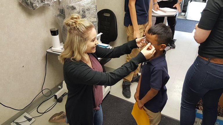 Rural and low-income kids face limitations to eye care