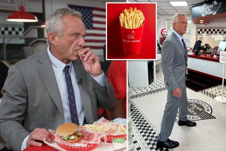 Robert F. Kennedy Jr. thanks quick meals chain Steak ‘n Shake for ‘RFKing’ french fries