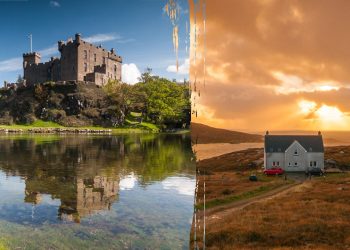 Traveler camps out on 42 Scottish islands to seize distinctive photos of wildlife and surroundings