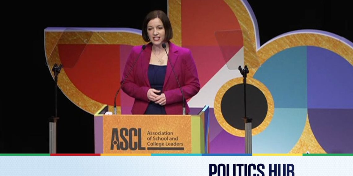 Politics Newest: Bridget Phillipson says that cell phones “haven’t any place in colleges” as a result of they “full help” for ban | offers political messages