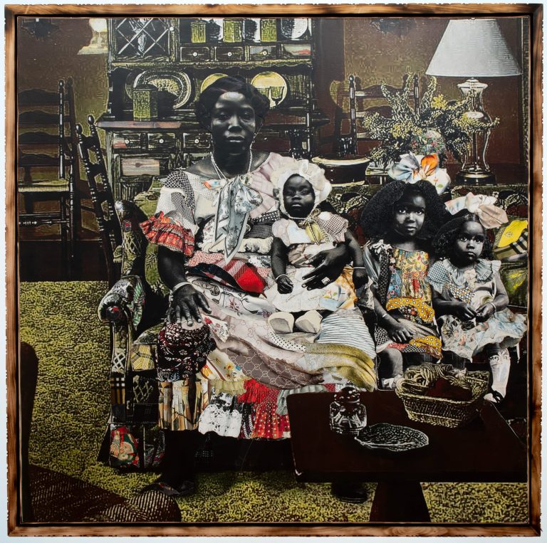 In Relicaries Vivid, Stan Squirewell strates nameless portraits and textiles – colossal