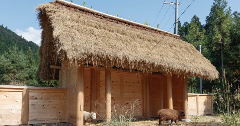 Studio 2m26 Types of wood sheep home of kyoto with rice straw