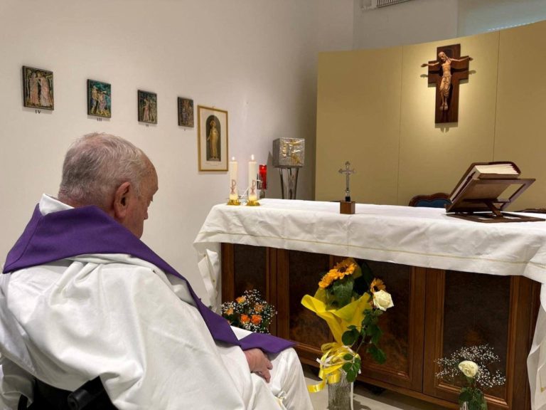 The Vatican unfold the primary picture of Pope Francis since his hospital keep greater than a month in the past