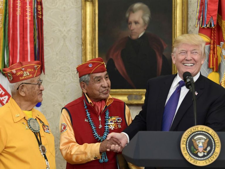 Navy Slices -Slices web site in regards to the spokesman for Trump Dei Order from the Second World Warfare of American Native of America