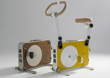 Exercising Tukas EV bike turns the kinetic power into electrical energy