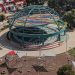The spherical construction of Amasa metal revives the Mexico Metropolis Communal Park