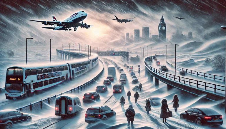UK Faces Extreme Arctic Blast with Temperatures Drop to -Four Diploma Celsius Inflicting Widespread Journey Chaos, Rail Delays, and Airline Cancellations