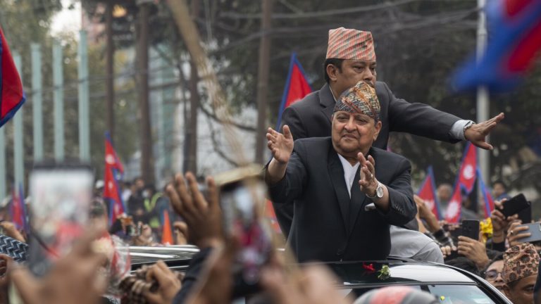 Hundreds in Nepal need the monarchy again when public frustration with politics grows