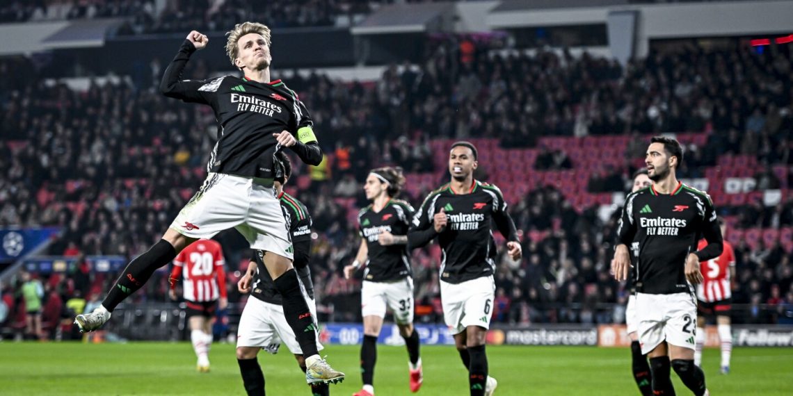 PSV Eindhoven 1-7 Arsenal: Gunners Erch within the first stage of the Champions League