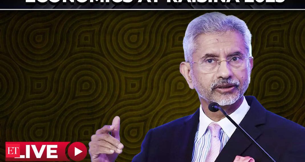Dwell: EAM S Jaishankar talks concerning the new world politics, enterprise and order in Raisine 2025 – The Financial Instances