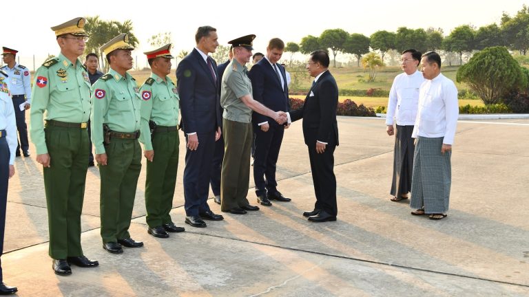 Myanmar’s head of the navy authorities travels for talks with Putin after allied Russia