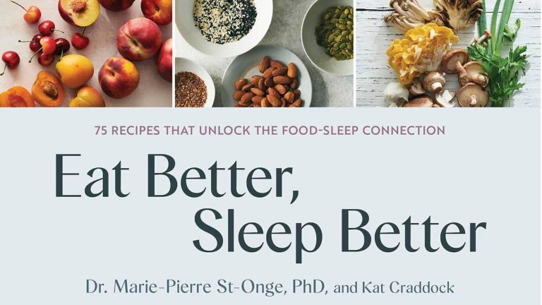 A brand new cookbook ties wholesome consuming to good sleep
