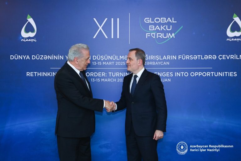 Azerbaijan FM, Greek PM delegate to the Regional Mill, Worldwide Issuance of Safety (Picture)
