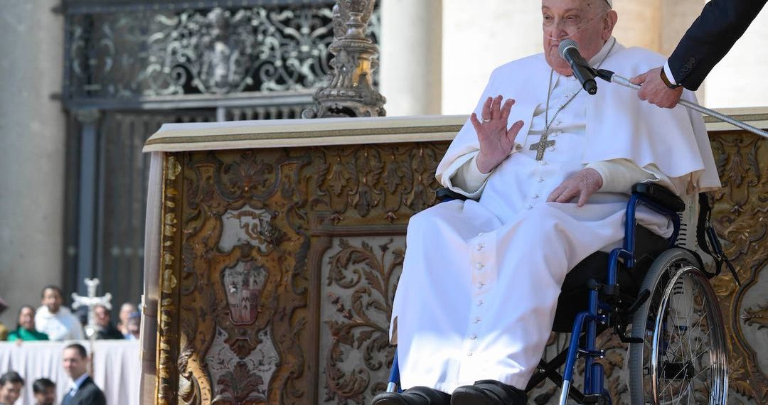 Pope’s well being enhancing as voice and mobility return
