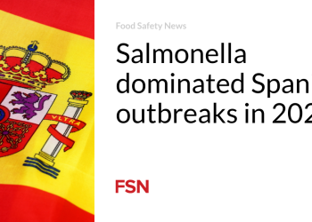 Salmonella dominated Spanish outbreaks in 2023