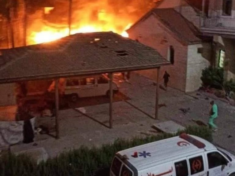 Israel bombarded a hospital within the Gaza Strip and precipitated the evacuation of sufferers