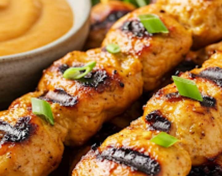 Finger-Lickin’ Rooster Satay In Simply 7 Steps