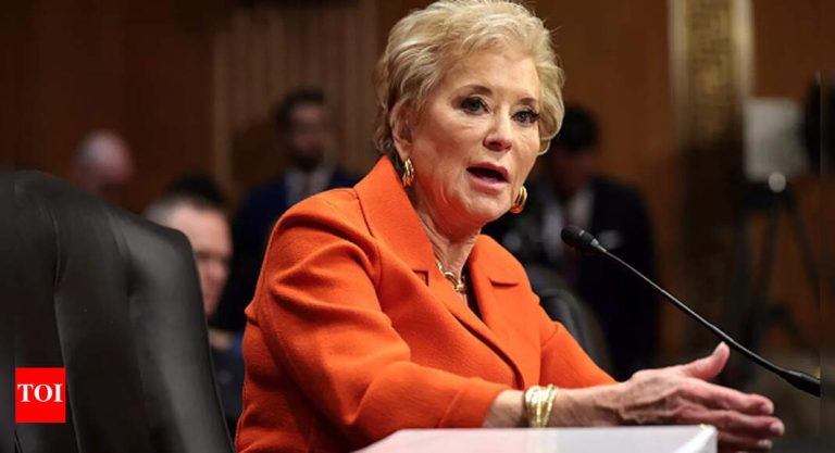 The American Schooling Secretary Linda McMahon