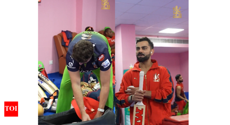 “Sabko Pata Tha Na?”: Virat Kohli is unhappy by Tim David. Watch viral movies! , Cricket information
