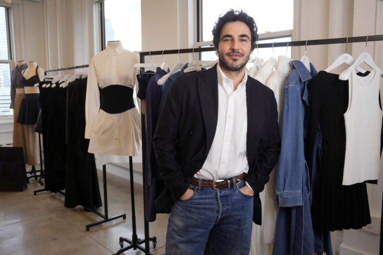 Zac Posen’s GapStudio Assortment 01 redefines Hole model with daring tailoring and chic denim