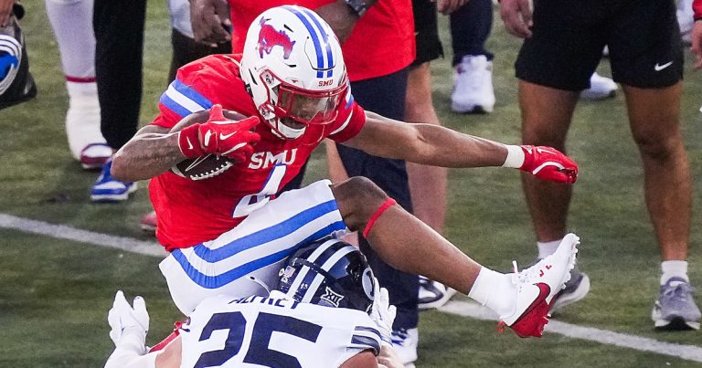 The report says the previous SMU RB Jaylan Knighton is transferred to Western Virginia