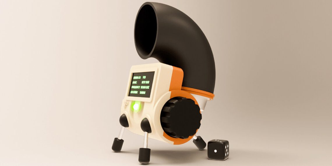 Codified messages with 3D printed robotic chipper