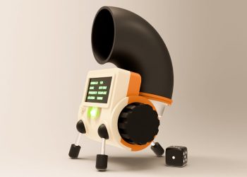 Codified messages with 3D printed robotic chipper