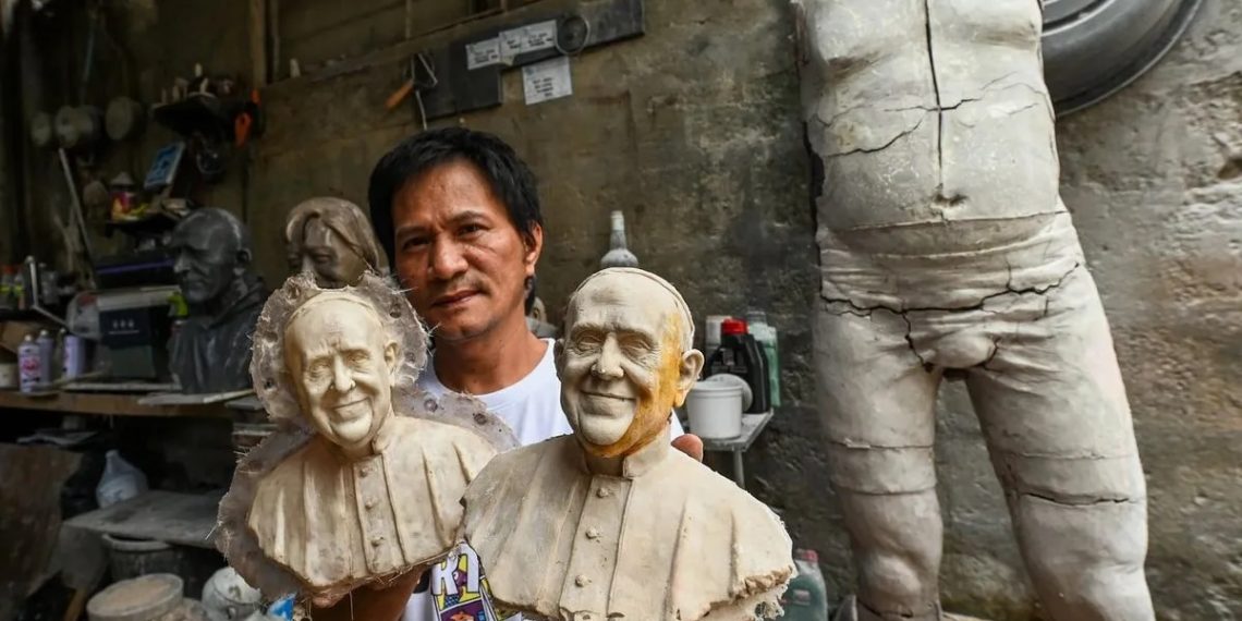 Crafting religion: Marikina artist's commissioned work remembers Pope Francis – ABS-CBN