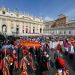 Rome is ready with an enormous mobilization of the safety forces to get a crowd and 170 overseas leaders